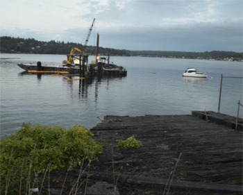 DNR Removing Fox Island Ferry Landing