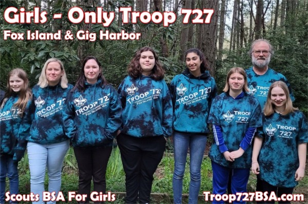 Troop 727 Fox Island Scouts BSA For Girls